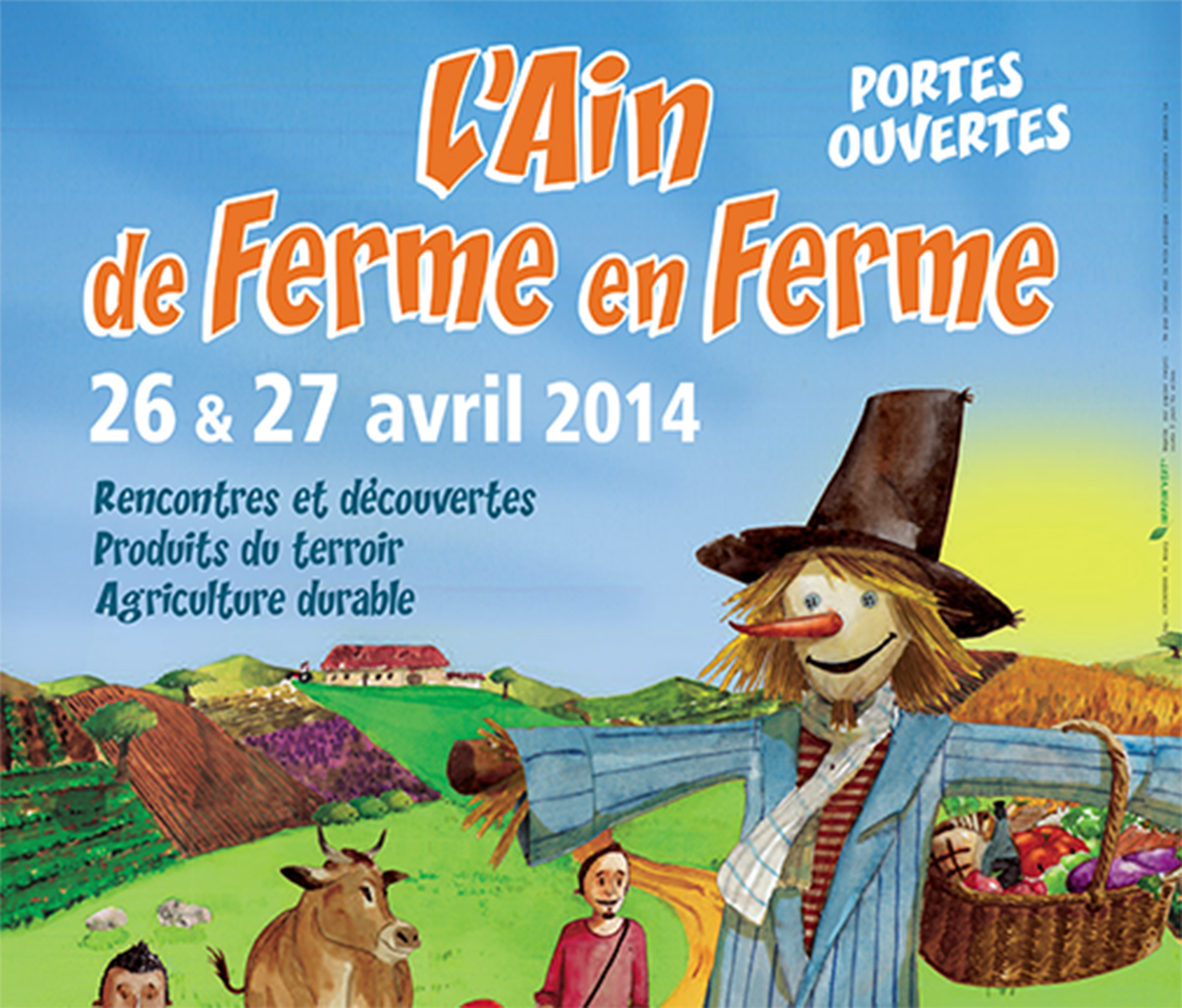 L’Ain de ferme en ferme  Les 26, 27 avril, rencontres et découvertes