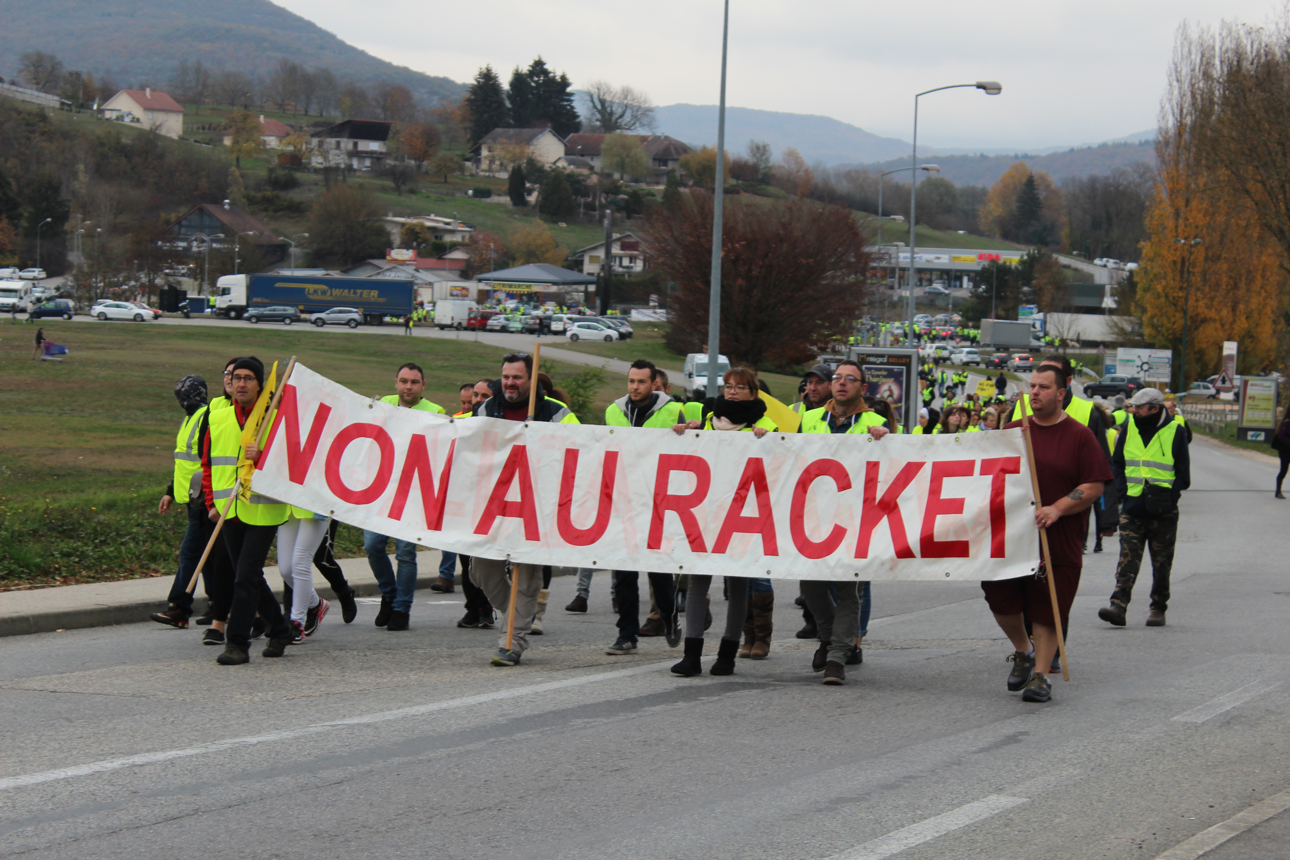 Belley En Directe Avec Les Gilets Jaunes Vidéosphotos